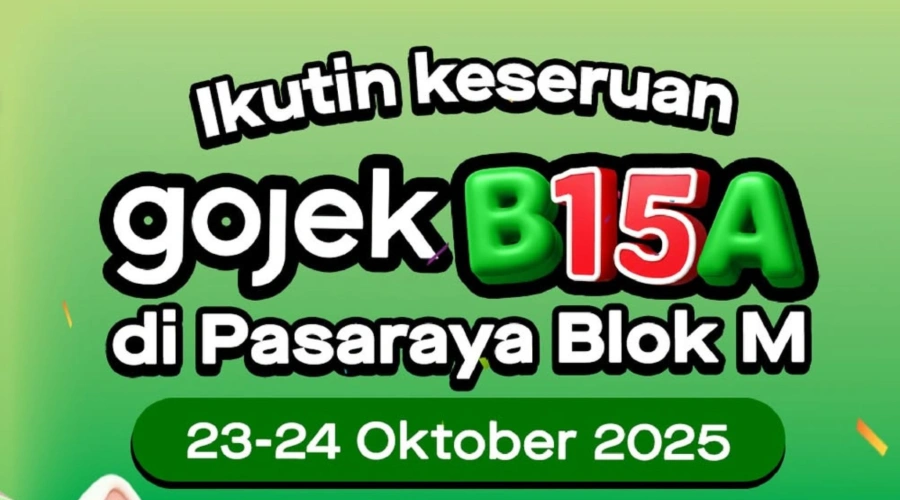 Ulang Tahun Gojek: Nikmati Jajanan Gratis di Pasaraya Blok M 23-24 Oktober 2025